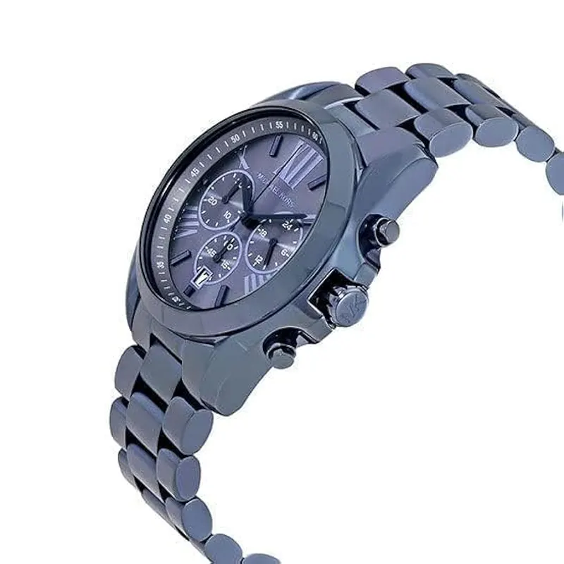 Michael Kors Bradshaw Blue Dress Fashion Ladies Watch- MK6248